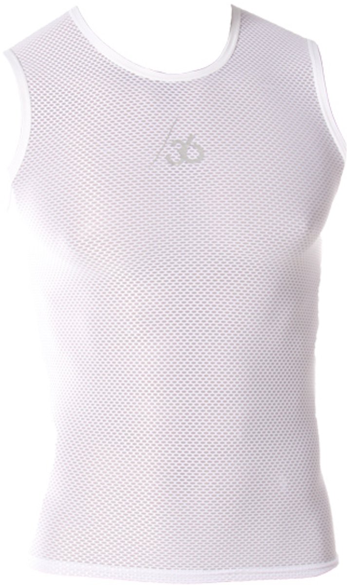 Mouwloos Ondershirt, Wit - Unisex