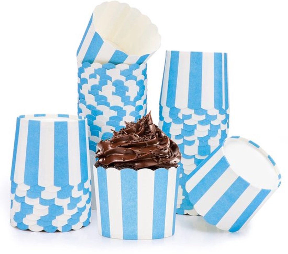 Dailygoody - Wegwerp papieren muffinvormpjes - Cupcakevormpjes - Hittebestendig tot