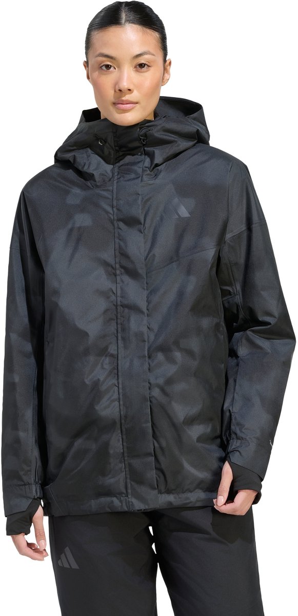 Adidas Terrex Terrex Multi 2-Laags Geïsoleerd Climaproof Jack Dames Zwart