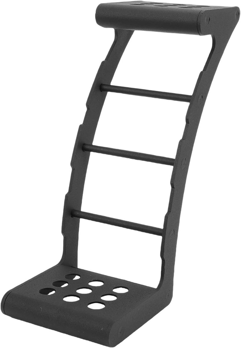 Stevige Band Opstap Ladder - Opstapje SUV - Rooftop Access - Dubbel Poedercoating - 24-35 Inch Banden - Zwart