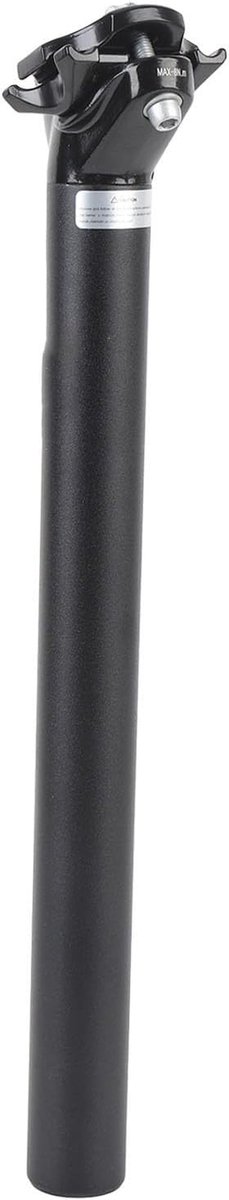 Verstelbare Fietspost - Zadelpen Fiets - Comfortabel Fietsen - Lichtgewicht Aluminium - 39 cm Lengte - Zwart