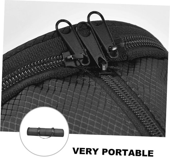 Yogamat Tas - Opbergtas Mat - Sporten en Ontspanning - Waterafstotend Oxford - 70x17CM - Zwart — afbeelding 4