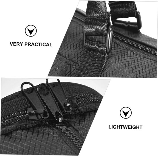 Yogamat Tas - Opbergtas Mat - Sporten en Ontspanning - Waterafstotend Oxford - 70x17CM - Zwart — afbeelding 3