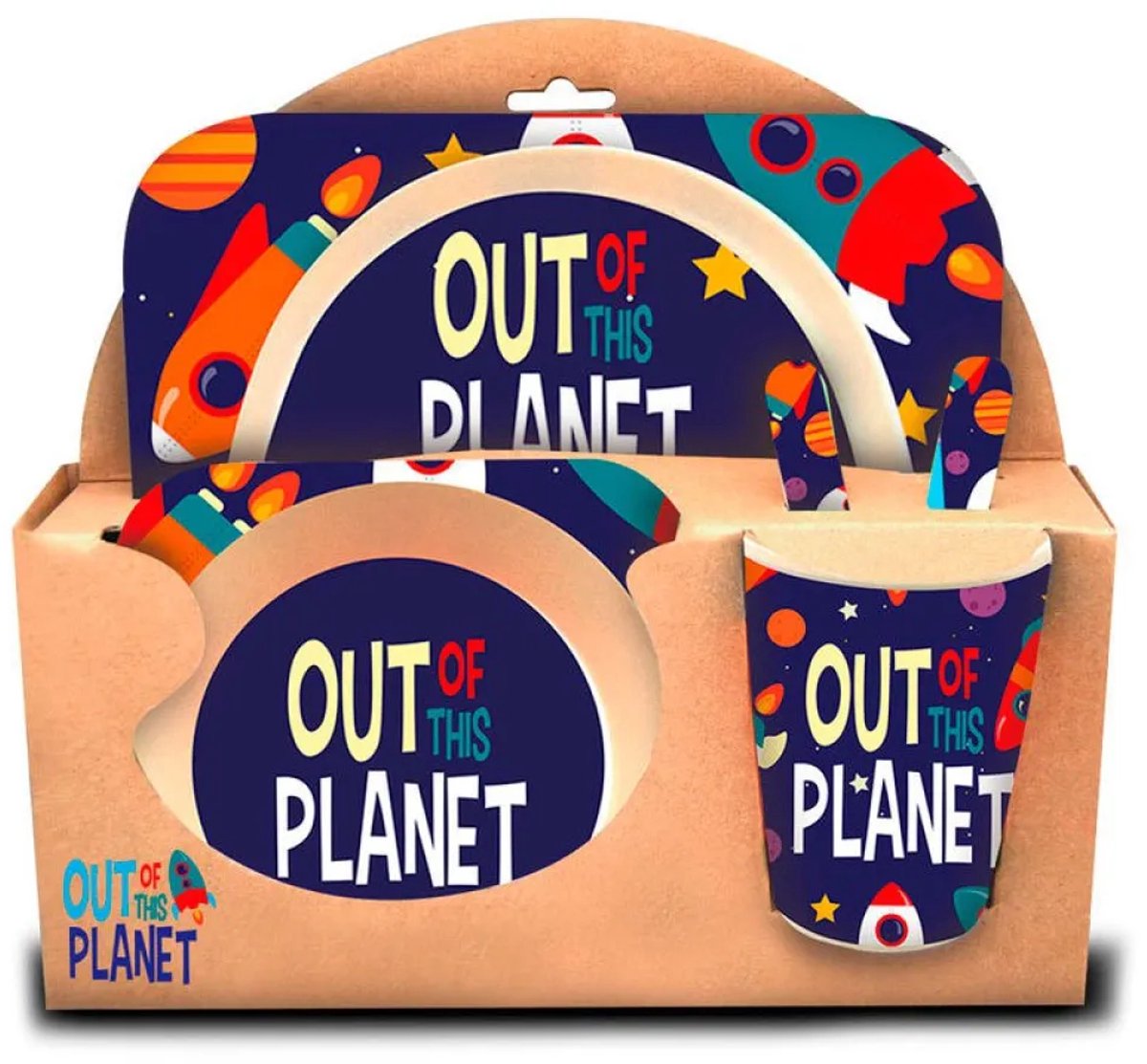 Kids Licensing Lunchset Out Of This Planet Bamboe 5-delig
