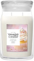 Yankee Candle - Vanilla Cupcake Large Jar Geurkaars - 90 branduren - twee lonten