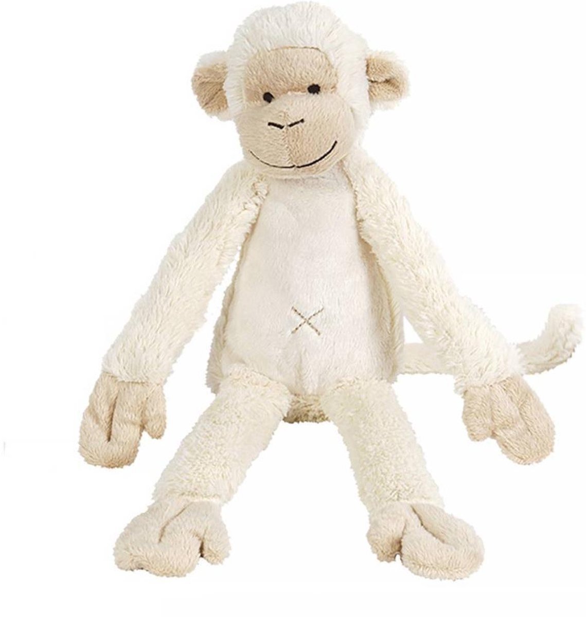 Happy Horse Aap Mickey Knuffel 32cm - Wit - Baby knuffel — afbeelding 5