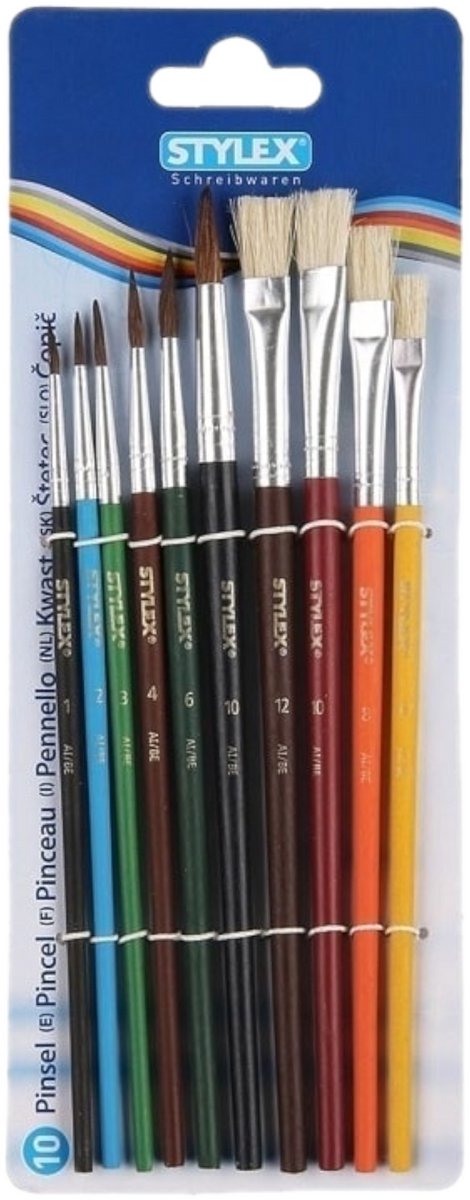 Stylex  penselenset, 10 delig