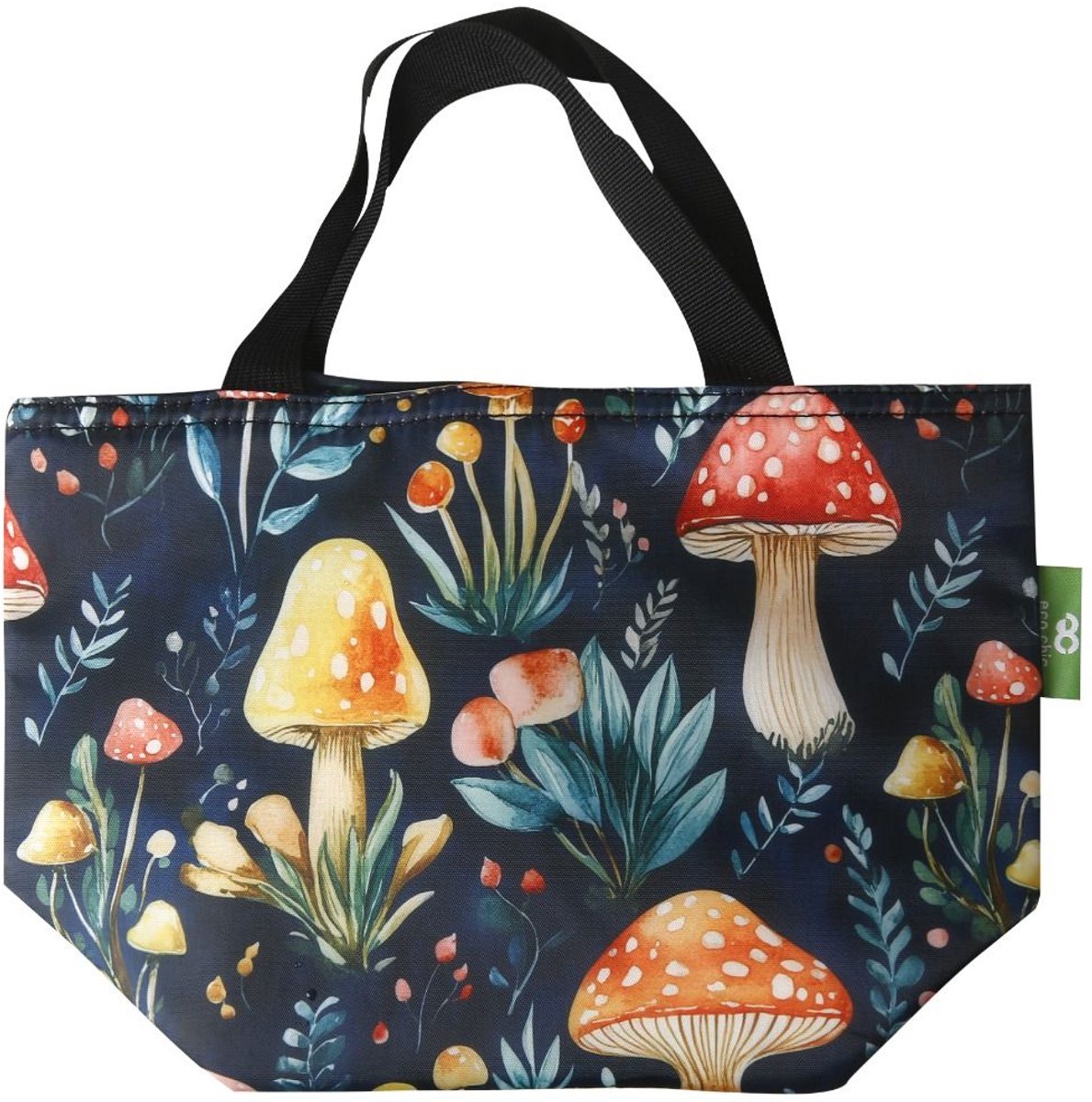 Eco Chic - Cool Lunch Bag - Groen - paddenstoel