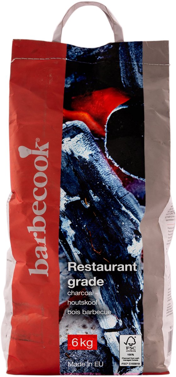 Barbecook - Restaurant Grade Houtskool 6kg mix eik/beuk FSC®
