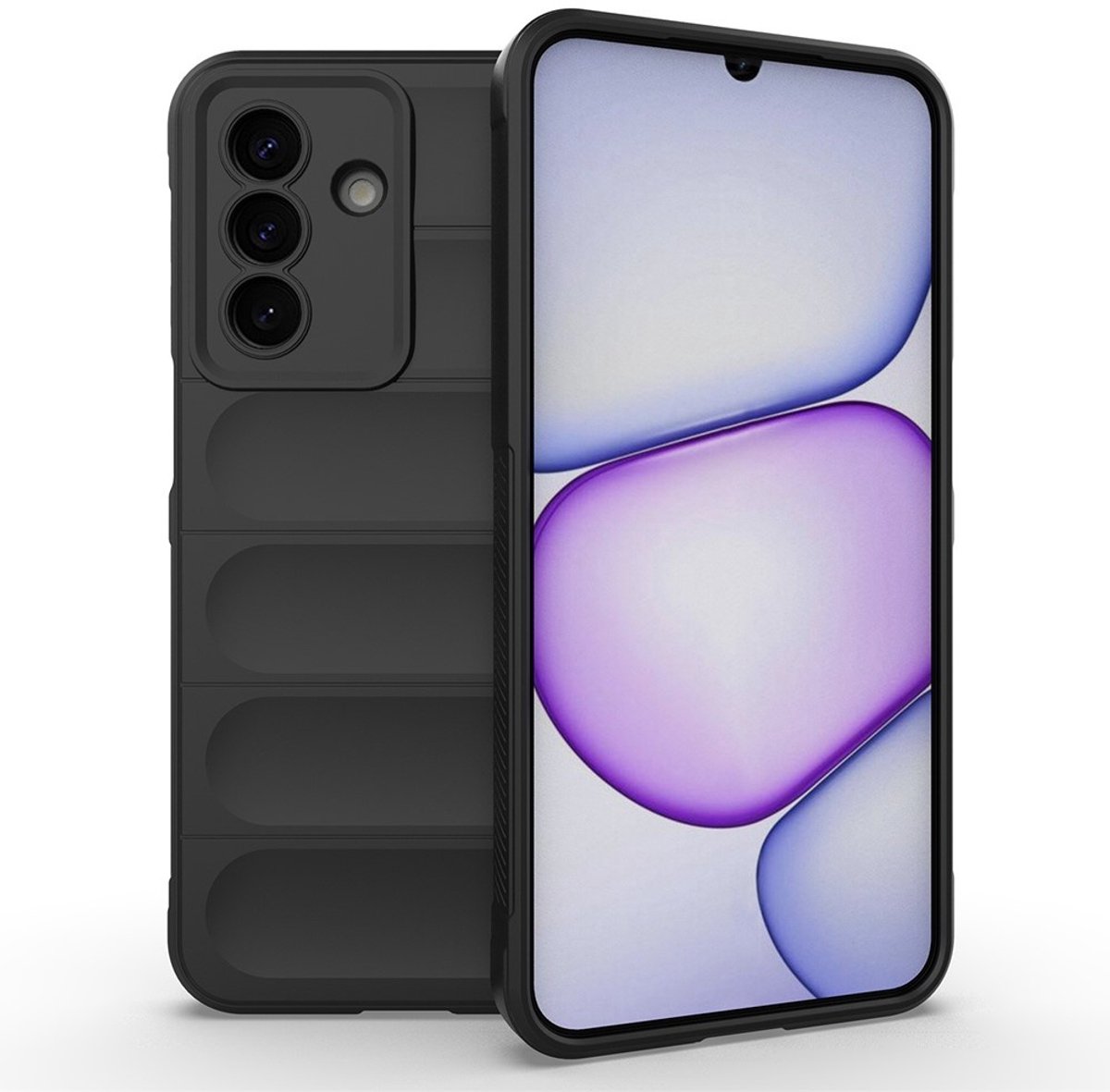 Coverup Hoesje - Geschikt voor Samsung Galaxy A27 Hoesje - Coverup Hands-On Rugged Back Cover - Zwart