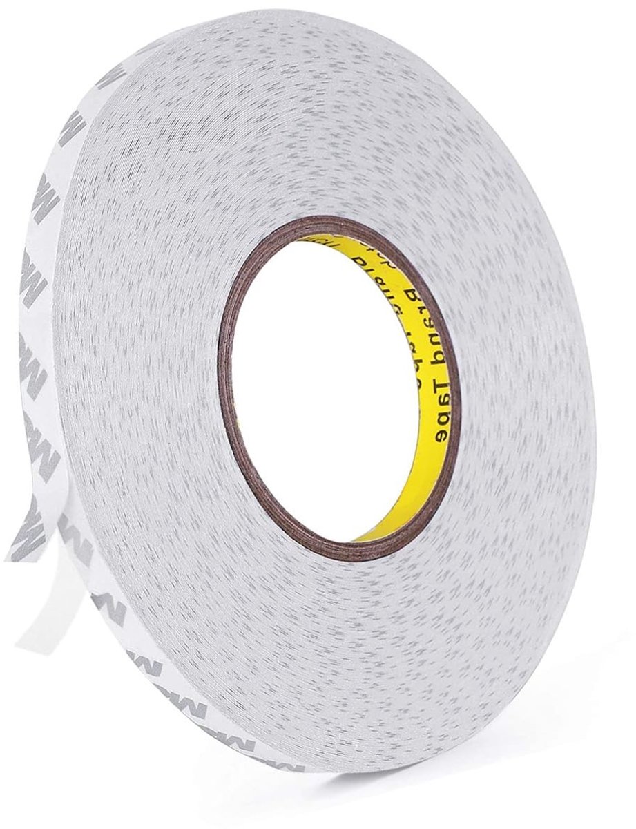 Dubbelzijdige tape, sterke zelfklevende transparante tape, 50 m lang, 10 mm breed, 0,15 mm dik, ideaal voor scrapbooken, knutselen en hobbyprojecten