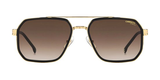 Carrera CARRERA 1069/S MATTE BLACK GOLD/BLACK BROWN GREEN 58/19/145 Herrenbrillen Zonnebrillen — afbeelding 2