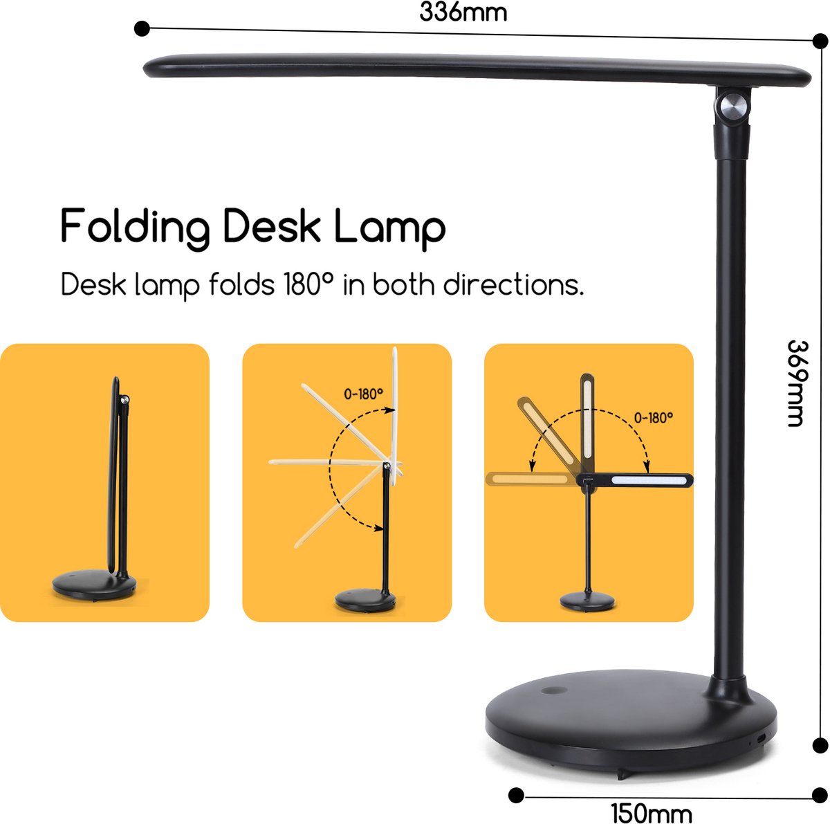 Aigostar Bureaulamp LED Dimbaar - 3 kleuren licht thumbnail 5