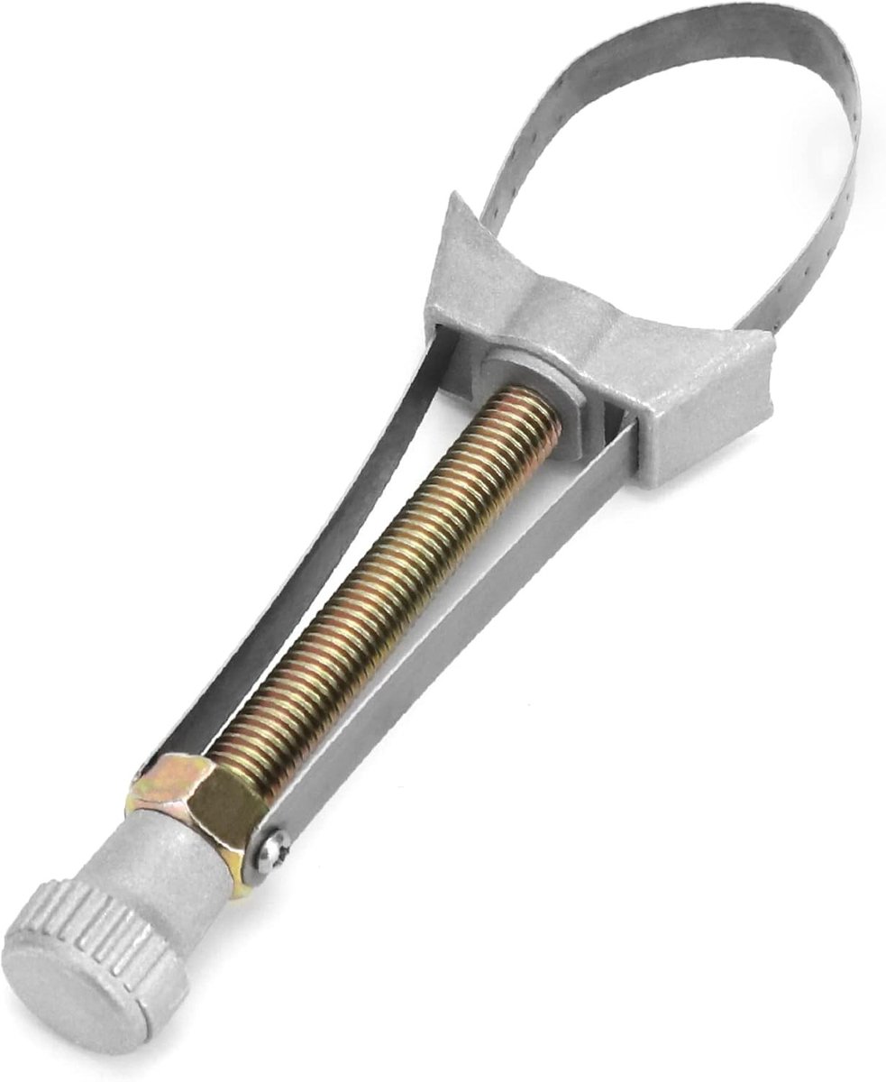 Oliefilterband sleutel met metalen band voor filters van 60-120 mm, ideaal voor auto-onderhoud en reparaties