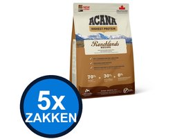 5x Acana - Highest Protein Dog Ranchlands - Hondenvoer Droogvoer - 2 kg