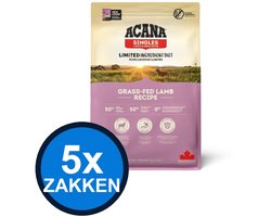 5x Acana - Singles Grass-fed Lamb - Hondenvoer Droogvoer - 2 kg