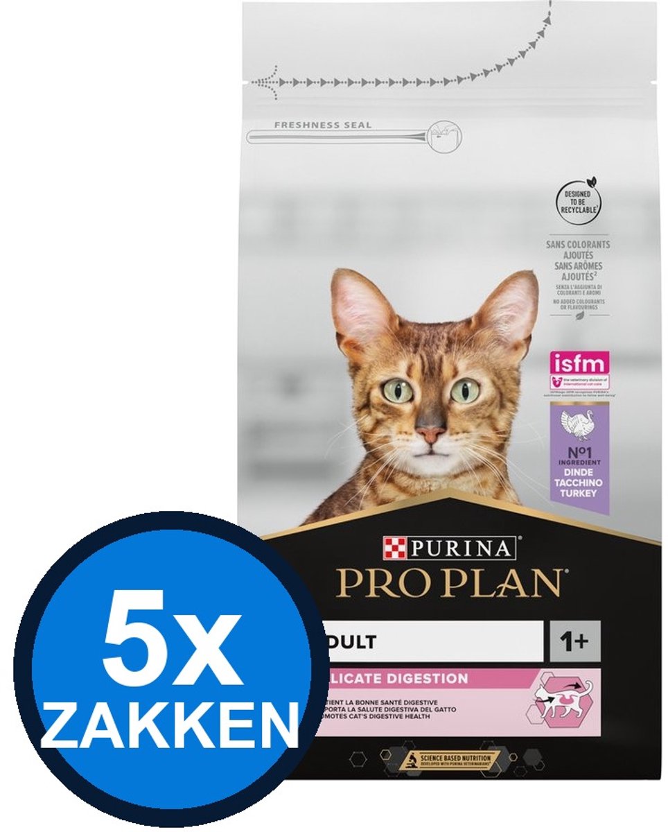 Pro Plan Pro Plan - Adult Delicate Digestion Kalkoen - Kattenvoer Droogvoer - 1.5 kg
