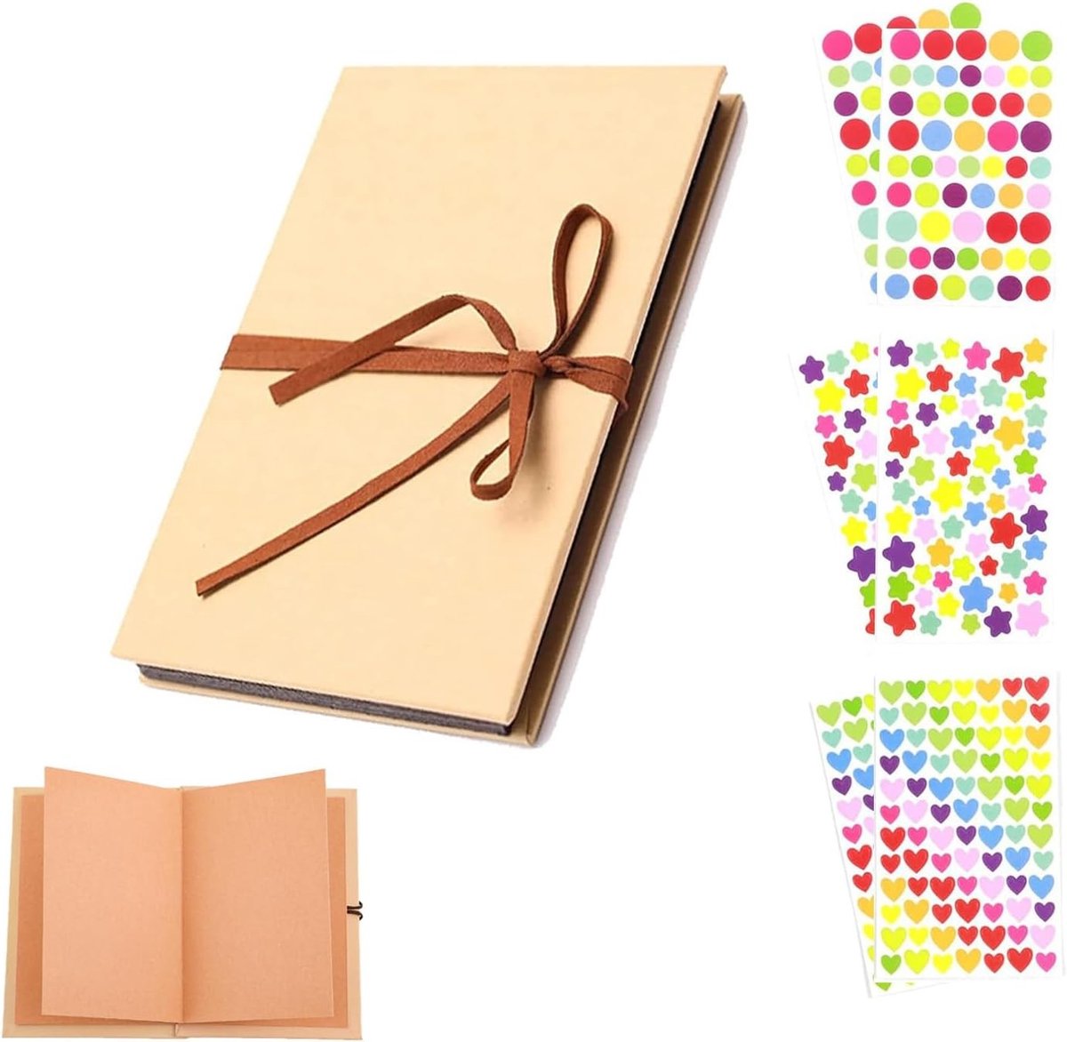 DIY Fotoalbum voor Herinneringen, Scrapbook en Fotoboek, 34 Bladzijden voor Verjaardagen, Bruiloften en Jubilea