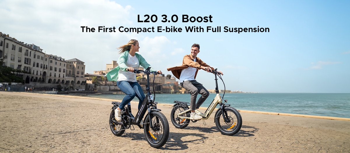 ENGWE L20 3.0 Boost E-Bike -20 inch - 85km actieradius - 250W motor - zwart thumbnail 4