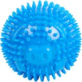 PuraPatte Hondenspeelgoed Stekelbal – Spike Ball Hond – TPR Rubber – Kauwbal – Gebitsverzorging – Stuitert & Drijft – Blauw