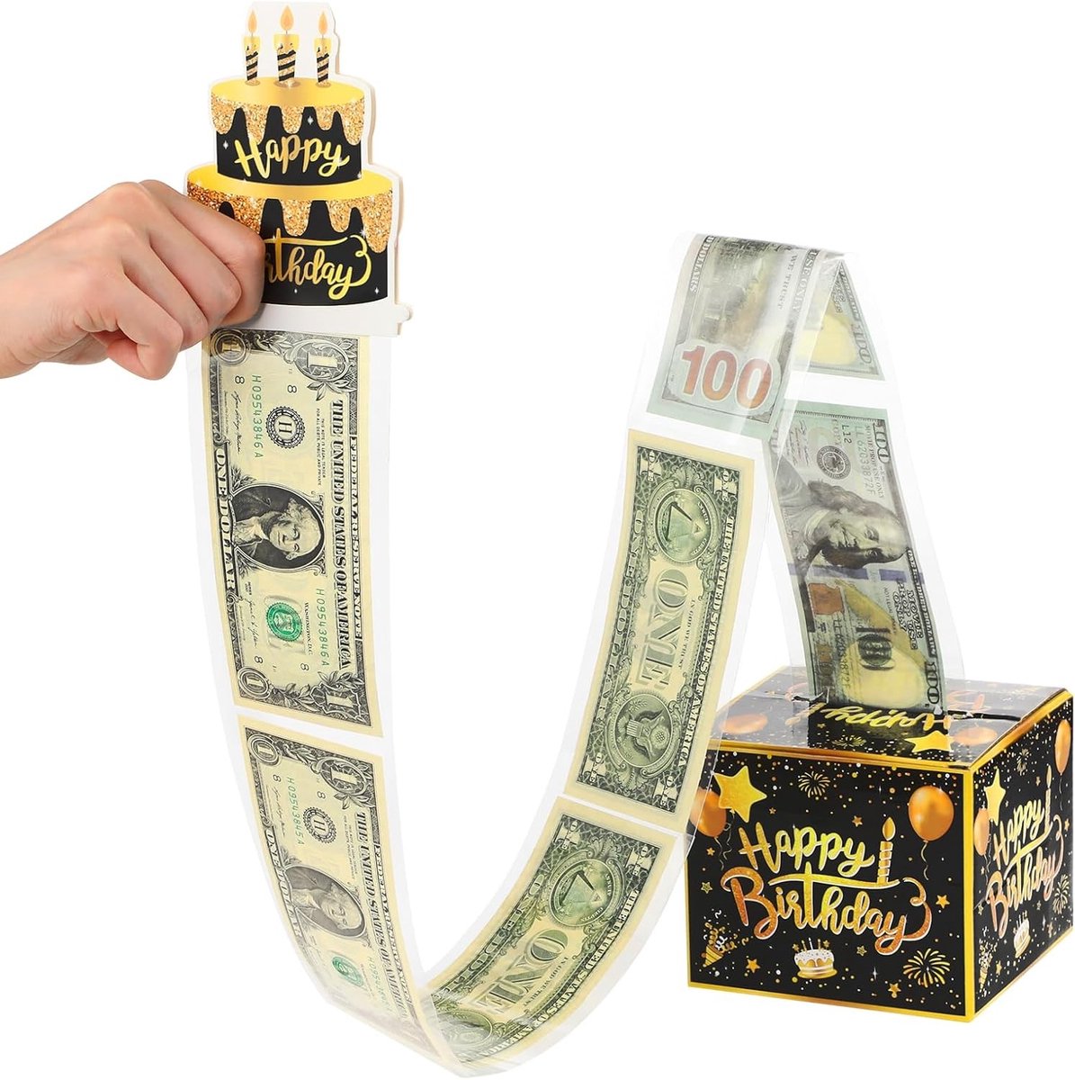 Geldbox voor Verjaardagen - Bespaar Geld met Enveloppen, Kaarten en Decoraties voor Feestjes