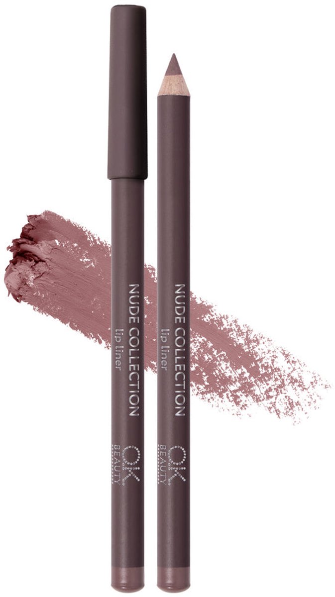 Lipliner - Nude collection - Nude Lipliner Mat met Kokosolie - Kleur nr 50 - OK-Beauty