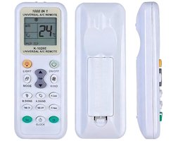 GELLDG K-1028E Universele afstandsbediening voor airconditioners – Digitale 1000-in-1 vervangende afstandsbediening met lcd-scherm – Geschikt voor LG, Samsung, Daikin, Gree, Midea, Toshiba, Haier en vele andere merken.