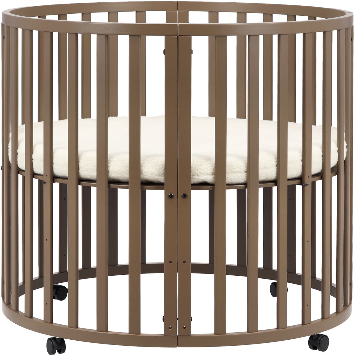 Puck Ronde Box - Chestnut - Inclusief Matras