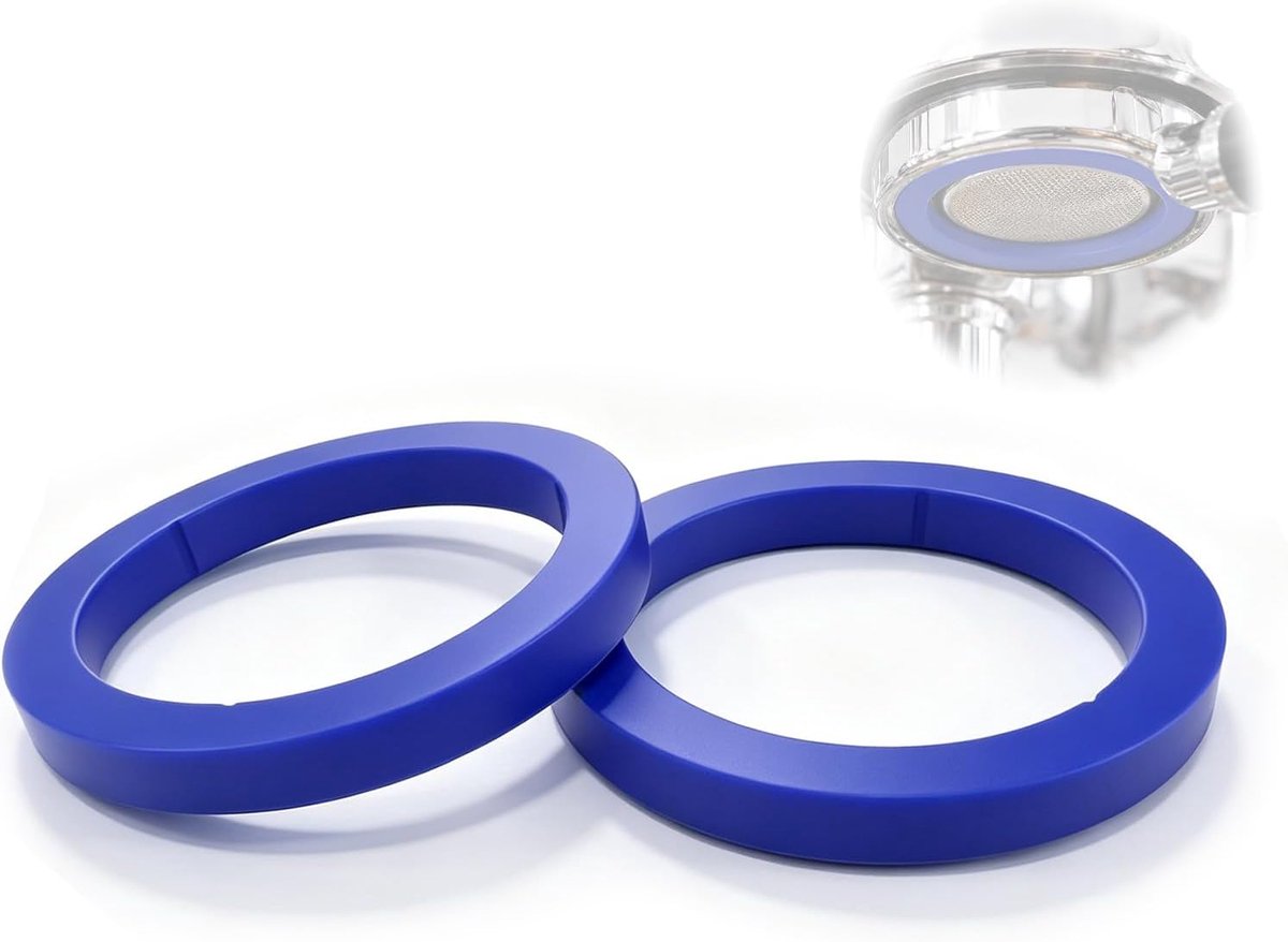 2 E61 afdichtingen, 73 x 57 x 8,5 mm, siliconen, BPA-vrij, blauw - ShopVlot