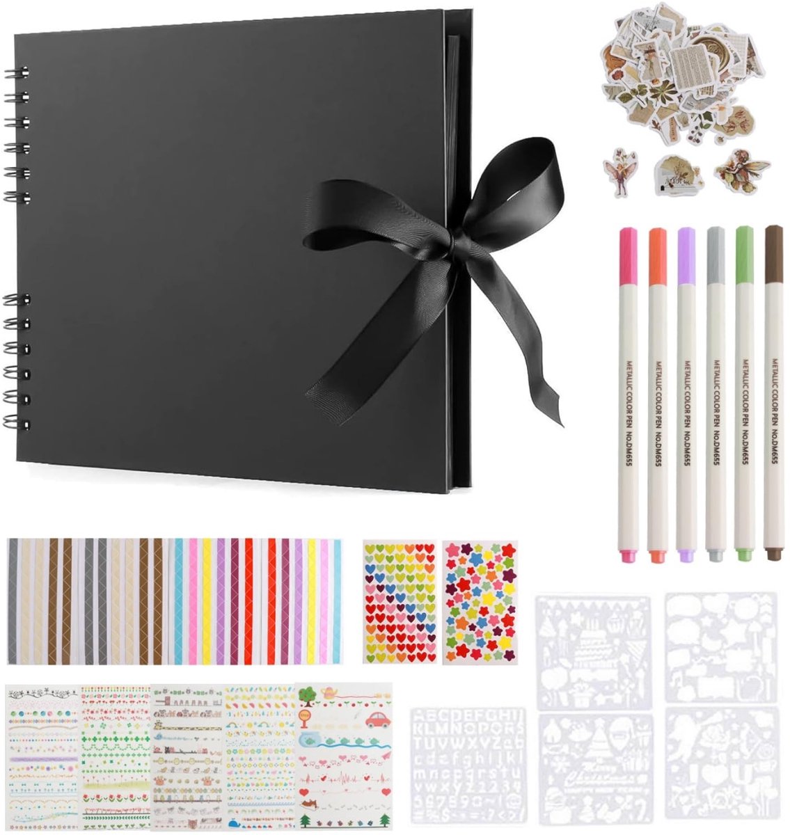 Solidchoice - Fotoalbum met 80 Bladen voor Creatieve Projecten