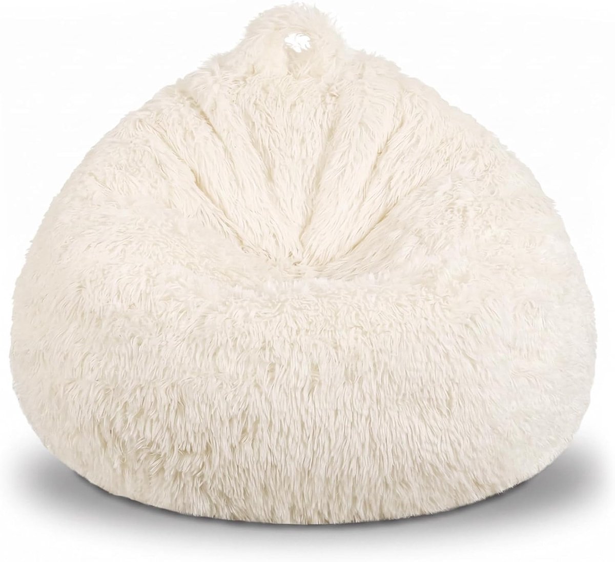 Zitzakhoes 70 x 80 cm - beige - knuffeldier-opbergzak - multifunctionele zitzak voor kinderen en volwassenen - ShopVlot