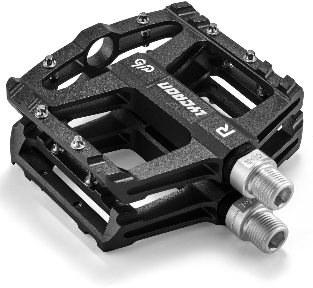 Solidchoice - Aluminium MTB Pedalen met Antislip en 3 Lagige Lagers