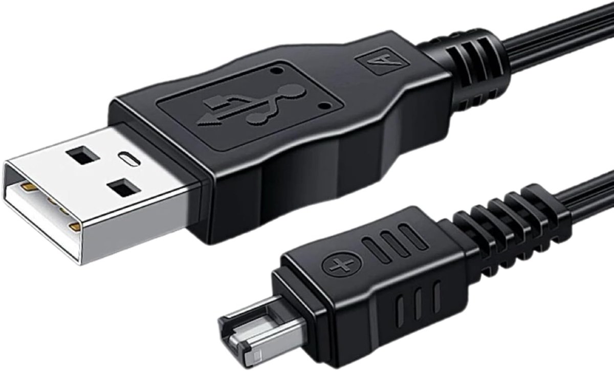 USB Oplaadkabel 1.2m - Vervangend - Compatibel met Canon VIXIA en Legria - Ideaal voor betrouwbare camera-opladingen - ShopVlot