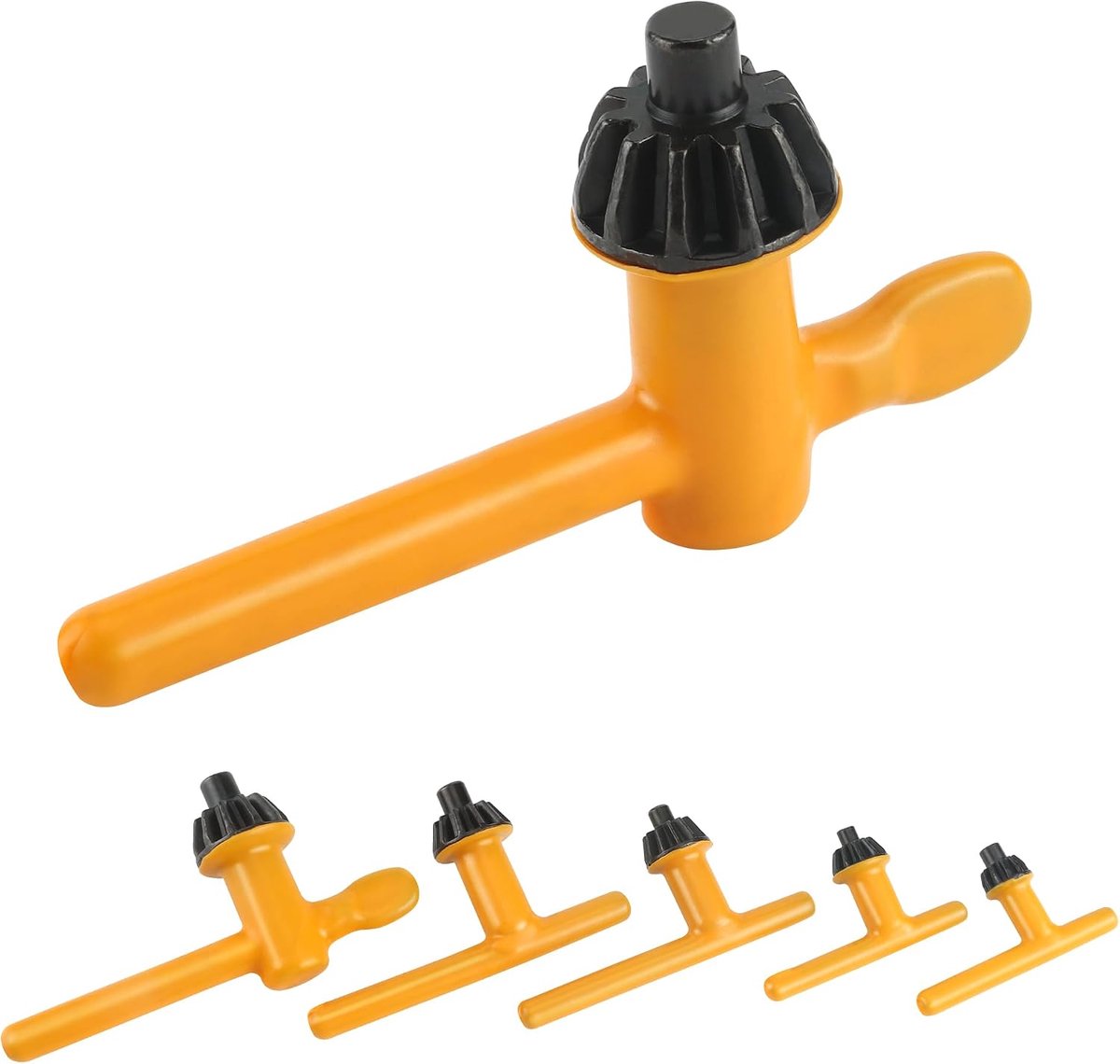 Boormachine spansleutel set 5-delig - Metalen boorkoppen 6/10/13/16/20 mm - Universele spankracht - ShopVlot