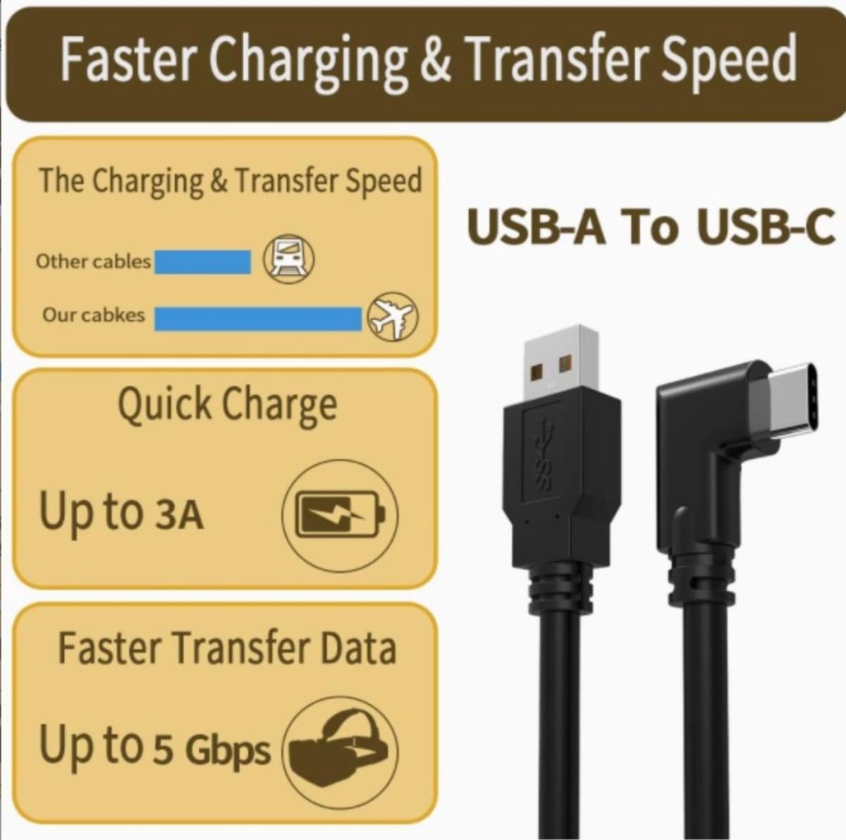 USB Oplaadkabel 200cm - Data Sync Kabel - Geschikt voor Wacom Intuos Pro PTH-860 en PTH-660 - Ideaal voor snel opladen - ShopVlot