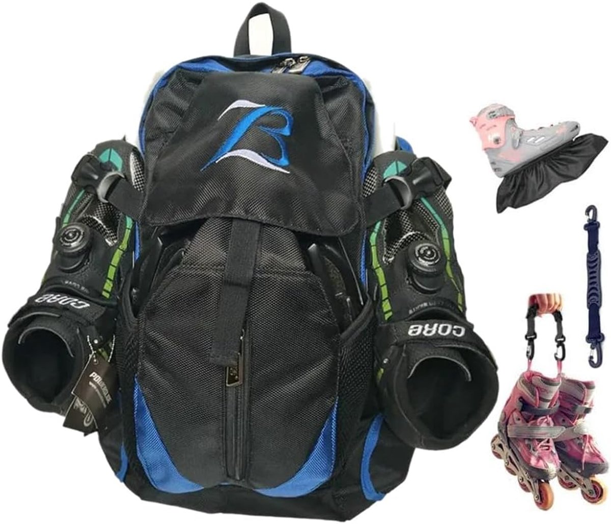 ZBH1985 Professional Skates Shoes Backpack Inline Skates/Ice Blade Skate/Inline Skate Backpack for Travel School Bag - ShopVlot