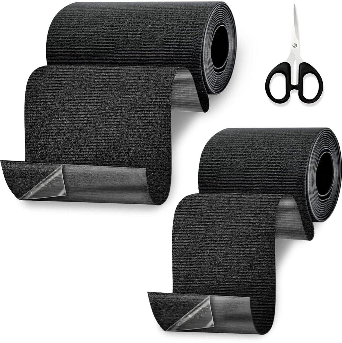 repair tape for tarpaulin: 10cm*1.6m textile tape and 5cm*1.6m adhesive fabric with scissors, self-adhesive fabric - ShopVlot