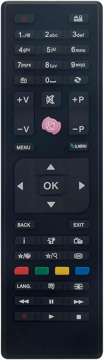 ALLIMITY Remote Control Compatible with XD LED TV XD22F1V XD24H1V XD32H1V XD32H2V XD22F2V XD28H2V XD40F2VSAT - ShopVlot