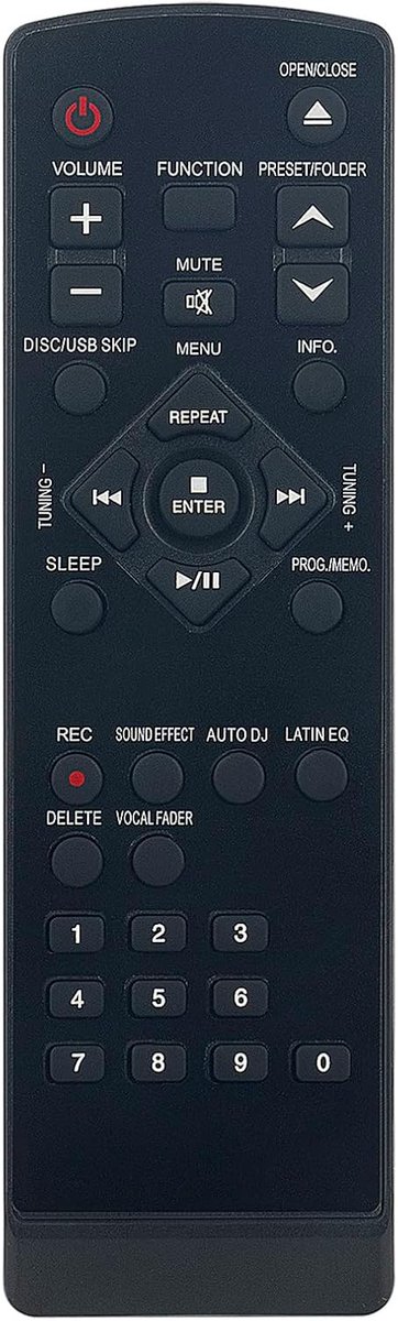 ALLIMITY Replce Remote Control suitable for LG HiFi System AKB73735901 FA162 FA162.DDEULL - ShopVlot