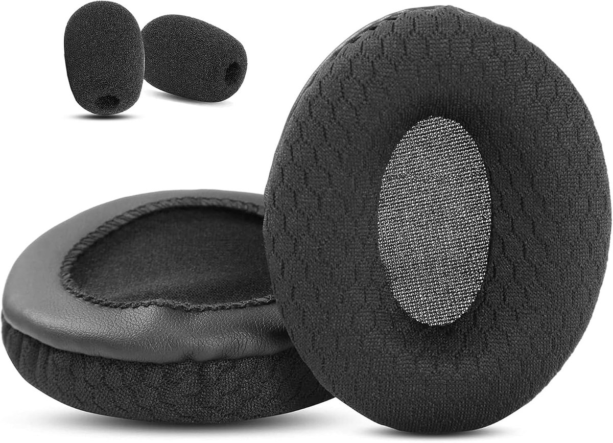 Breathable&Durable Replacement Ear Pads Compatible with Sennheiser SC 165 USB/SC 160/SC 130/SC 135 USB Headsets Ear - ShopVlot