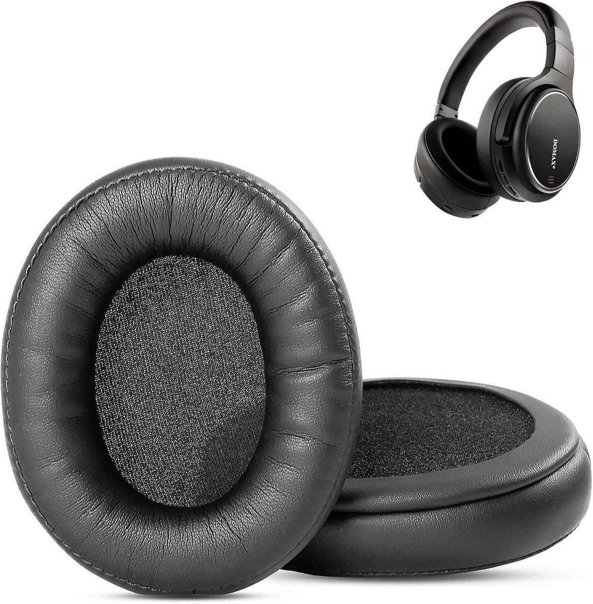 Professional Replacement Earpads Cushion compatible with DOMAX M1 M 1 headphone ear pads with skin-friendly leather - ShopVlot