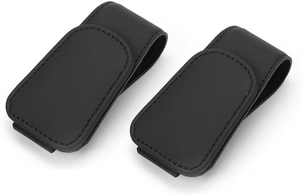 2 Stuks Auto Brilhouder Zonneklep Brilclip Brillenklem Zonnebrilhouder Brillenhouder Voor Kaartclip Multifunctionele - ShopVlot