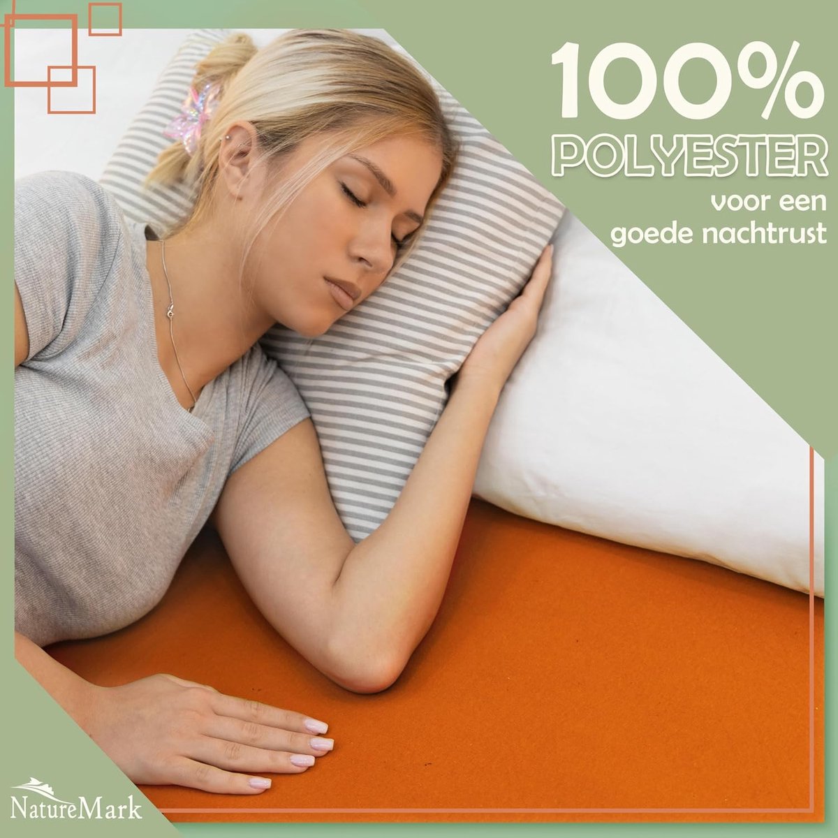 NatureMark Microfibre Fitted Sheet, Pack of 2, in Many Sizes and Colours (Bed Sheet 180 x 200 - ShopVlot
