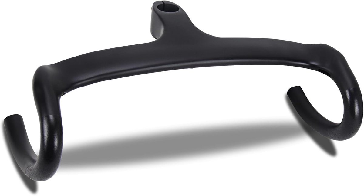 RXL SL road bike handlebar 28.6mm carbon race integrated handlebar grey 3K matt 420-120mm - ShopVlot