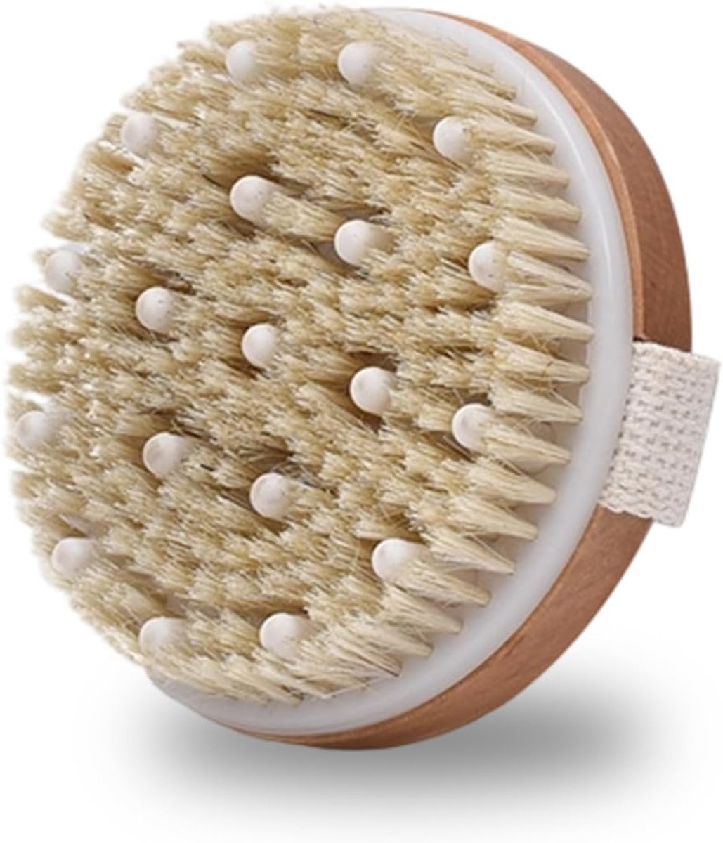Dry Brush, Lymphatic Drainage, Dry Brush, Cellulite Brush, Shower Brush, Body Brush, Natural Bristle, Massage Brush - ShopVlot