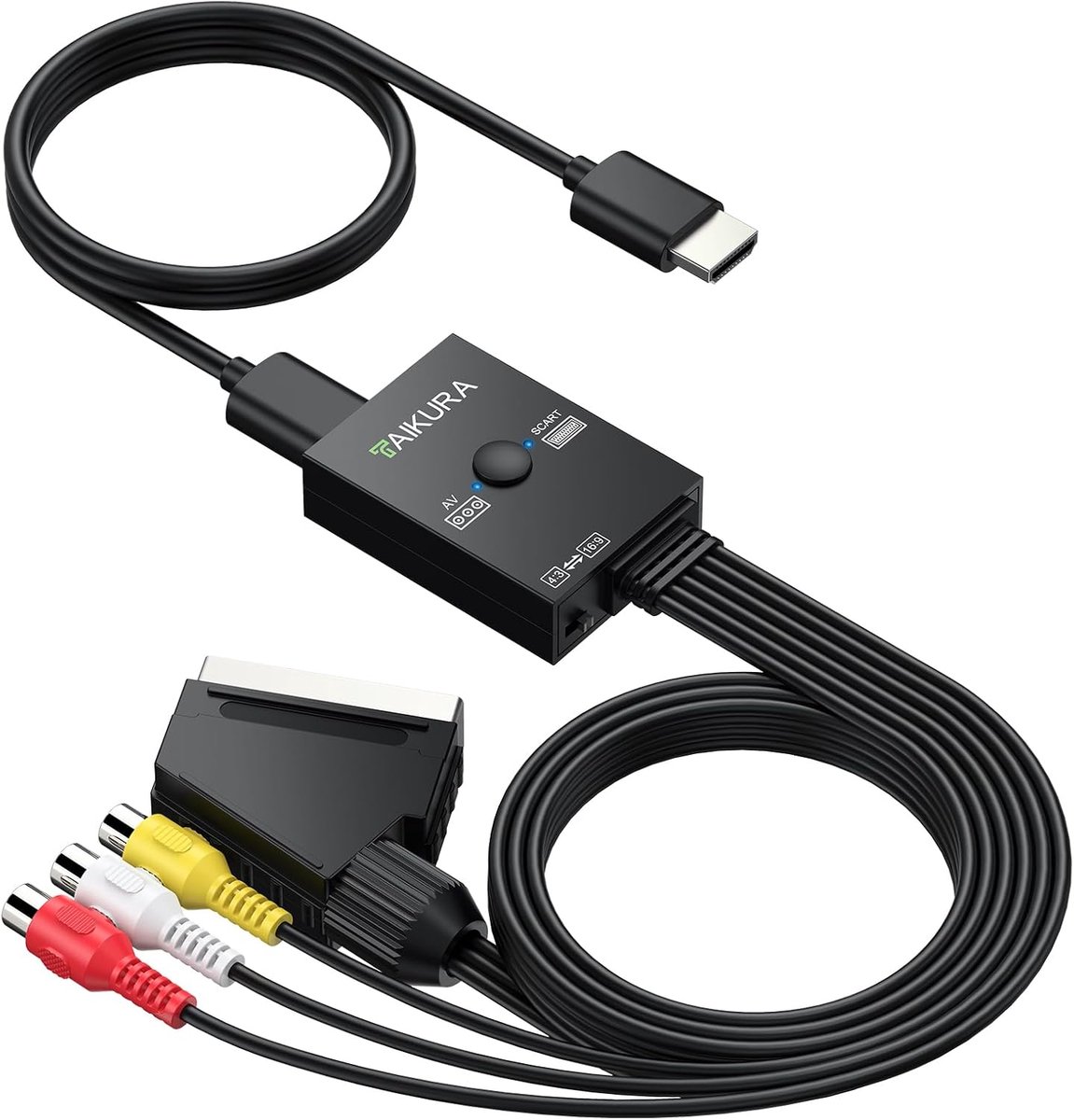 RCA SCART naar HDMI-adapter - ShopVlot