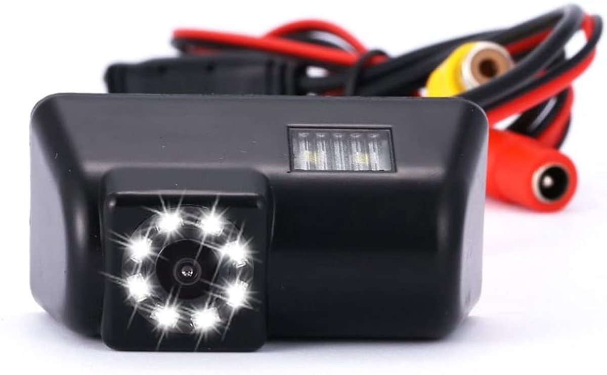 【8 LED Night Vision】High quality license plate light rear view camera, waterproof wide angle, replacement for Ford - ShopVlot