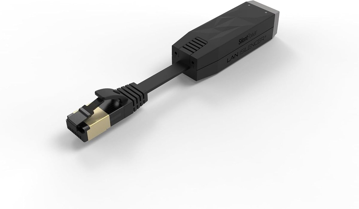 LAN iSilencer+ Ethernet Noise Filter RJ45 Isolator - Galvanic isolation RF filtering, reduces noise & jitter Gigabit - ShopVlot