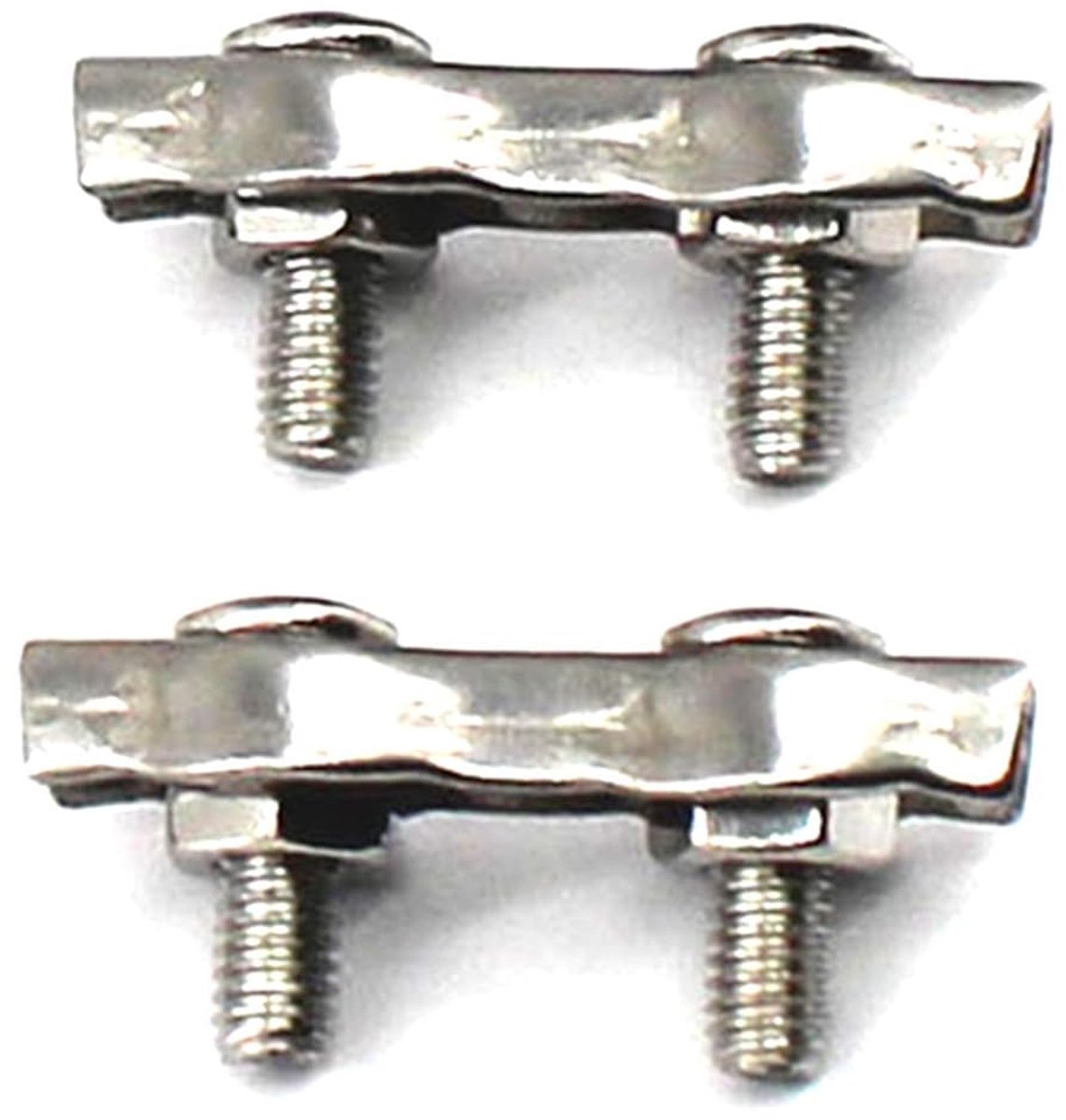 304 stainless steel wire rope clip cable rope double clamp M8 pack of 2 pieces - ShopVlot