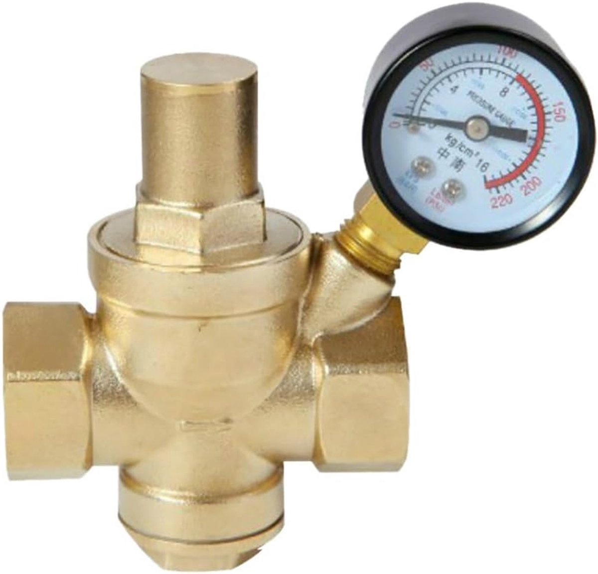 Waterdrukregelaar 3/4 inch - Drukverlagend ventiel - Instelbare druk 1-8 bar - Geschikt voor diverse toepassingen - ShopVlot